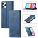 iPhone 11 Pro Max LC.IMEEKE Strong Magnetism Ultra-thin Horizontal Flip Shockproof Matte TPU + PU Leather Case with Holder & Card Slots & Wallet  - Blue