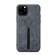 iPhone 11 Pro Max Denior DV Elastic Card PU Back Cover Phone Case - Grey