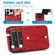 iPhone 11 Pro Max Wristband Kickstand Wallet Leather Phone Case  - Red