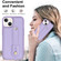 iPhone 11 Pro Max Wristband Vertical Flip Wallet Back Cover Phone Case - Purple