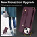 iPhone 11 Pro Max Wristband Vertical Flip Wallet Back Cover Phone Case - Wine Red