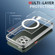 iPhone 11 Pro Max Cat-eye TPU + Acrylic Magsafe Phone Case  - Red