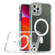 iPhone 11 Pro Max Cat-eye TPU + Acrylic Magsafe Phone Case  - Blue