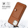 iPhone 11 Pro Max Shockproof Leather Phone Case with Card Holder - Brown