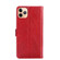 iPhone 11 Pro Max Zipper Bag PU + TPU Horizontal Flip Leather Case with Holder & Card Slot & Wallet & Lanyard  - Red