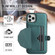iPhone 11 Pro Max Shockproof Leather Phone Case with Card Holder - Green