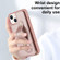 iPhone 11 Pro Max Wristband Vertical Flip Wallet Back Cover Phone Case - Rose Gold