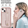 iPhone 11 Pro Max Wristband Vertical Flip Wallet Back Cover Phone Case - Rose Gold