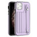 iPhone 11 Pro Max Shockproof Leather Phone Case with Wrist Strap - Purple