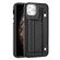 iPhone 11 Pro Max Shockproof Leather Phone Case with Wrist Strap - Black