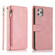 iPhone 11 Pro Max Skin-feel Crazy Horse Texture Zipper Wallet Bag Horizontal Flip Leather Case with Holder & Card Slots & Wallet & Lanyard  - Rose Gold