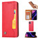 iPhone 11 Pro Max Knead Skin Texture Horizontal Flip Leather Case  , with Photo Frame & Holder & Card Slots & Wallet - Red