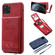 iPhone 11 Pro Max Vertical Flip Wallet Shockproof Back Cover Protective Case with Holder & Card Slots & Lanyard & Photos Frames - Red