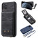 iPhone 11 Pro Max Vertical Flip Shockproof Leather Protective Case with Long Rope, Support Card Slots & Bracket & Photo Holder & Wallet Function - Black