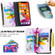 iPhone 11 Pro Max Colored Drawing Pattern Zipper Horizontal Flip Leather Case with Holder & Card Slots & Wallet - Sun Flower