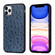 iPhone 11 Pro Max Ostrich Texture Genuine Leather Protective Case  - Blue