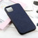 iPhone 11 Pro Max Hella Cross Texture Genuine Leather Protective Case  - Blue