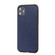 iPhone 11 Pro Max Hella Cross Texture Genuine Leather Protective Case  - Blue
