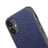 iPhone 11 Pro Max Hella Cross Texture Genuine Leather Protective Case  - Blue