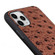 iPhone 11 Pro Max Ostrich Texture Genuine Leather Protective Case  - Brown