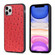 iPhone 11 Pro Max Ostrich Texture Genuine Leather Protective Case  - Red