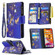 iPhone 11 Pro Max Colored Drawing Pattern Zipper Horizontal Flip Leather Case with Holder & Card Slots & Wallet - Purple Butterfly