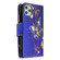 iPhone 11 Pro Max Colored Drawing Pattern Zipper Horizontal Flip Leather Case with Holder & Card Slots & Wallet - Purple Butterfly