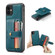 iPhone 11 Pro Max JEEHOOD RFID Blocking Anti-Theft Wallet Phone Case  - Blue