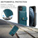 iPhone 11 Pro Max JEEHOOD RFID Blocking Anti-Theft Wallet Phone Case  - Blue