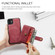 iPhone 11 Pro Max JEEHOOD RFID Blocking Anti-Theft Wallet Phone Case  - Red