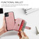 iPhone 11 Pro Max JEEHOOD RFID Blocking Anti-Theft Wallet Phone Case  - Pink