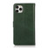 iPhone 11 Pro Max Calf Texture 2 in 1 Detachable Magnetic Back Cover Horizontal Flip Leather Case with Holder & Card Slots & Wallet & Photo Frame   - Green