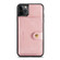 iPhone 11 Pro Max JEEHOOD Retro Magnetic Detachable Protective Case with Wallet & Card Slot & Holder  - Pink