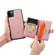 iPhone 11 Pro Max JEEHOOD Retro Magnetic Detachable Protective Case with Wallet & Card Slot & Holder  - Pink
