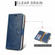 iPhone 11 Pro Max Crazy Horse Texture Detachable Magnetic Back Cover Horizontal Flip Leather Case with Holder & Card Slots & Photo Frame & Wallet  - Blue