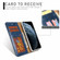 iPhone 11 Pro Max Crazy Horse Texture Detachable Magnetic Back Cover Horizontal Flip Leather Case with Holder & Card Slots & Photo Frame & Wallet  - Blue
