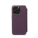 iPhone 11 Pro Max Plain Skin Shield Leather Phone Case - Dark Purple