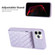 iPhone 11 Pro Max Vertical Wallet Rhombic Leather Phone Case - Purple