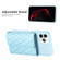 iPhone 11 Pro Max Horizontal Wallet Rhombic Leather Phone Case - Blue