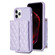 iPhone 11 Pro Max Horizontal Wallet Rhombic Leather Phone Case - Purple