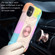 iPhone 11 Pro Max Shockproof Silicone + PC Protective Case with Dual-Ring Holder  - Colorful Rose Gold