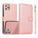 iPhone 11 Pro Max Calf Texture 2 in 1 Detachable Magnetic Back Cover Horizontal Flip Leather Case with Holder & Card Slots & Wallet & Photo Frame  - Rose Gold