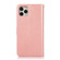 iPhone 11 Pro Max Calf Texture 2 in 1 Detachable Magnetic Back Cover Horizontal Flip Leather Case with Holder & Card Slots & Wallet & Photo Frame  - Rose Gold