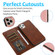 iPhone 11 Pro Max Calf Texture 2 in 1 Detachable Magnetic Back Cover Horizontal Flip Leather Case with Holder & Card Slots & Wallet & Photo Frame  - Rose Gold