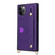 iPhone 11 Pro Max Wrist Strap PU+TPU Shockproof Protective Case with Crossbody Lanyard & Holder & Card Slot - Purple