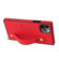 iPhone 11 Pro Max Wrist Strap PU+TPU Shockproof Protective Case with Crossbody Lanyard & Holder & Card Slot - Red