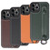 iPhone 11 Pro Max Top Layer Cowhide Shockproof Protective Case with Wrist Strap Bracket - Green