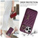 iPhone 11 Pro Max Horizontal Card Bag Ring Holder Phone Case with Dual Lanyard - Dark Purple