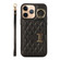 iPhone 11 Pro Max Horizontal Card Bag Ring Holder Phone Case with Dual Lanyard - Black