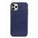 iPhone 11 Pro Max Litchi Texture Genuine Leather Folding Protective Case - Blue